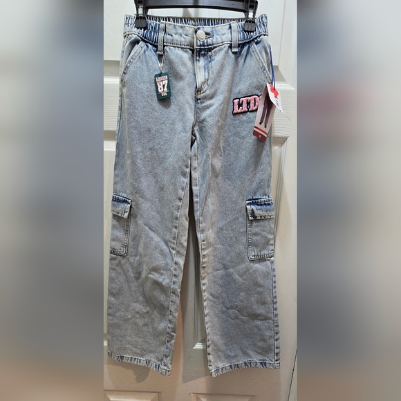 Limited Too Light Kids Bomber Jacket And Jeans Set, Size 10 - Picture 10 of 15